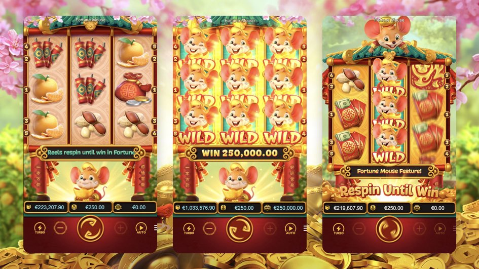 สัญลักษณ์ใน FORTUNE MOUSE เกมสล็อตหนูทองนำโชค